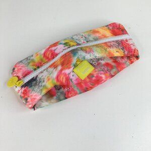 ATHLETA Supergoop Floral Print Zipper Cosmetic Travel Bag
